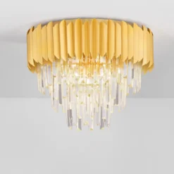 Nova Luce 9824073 MAGNOLIA Deckenleuchte 6-flammig Gold E14