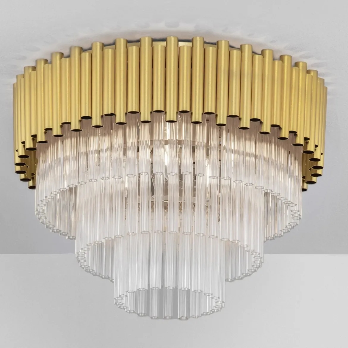Nova Luce 9824079 MAGNOLIA Deckenleuchte 6-flammig Gold 50cm E14