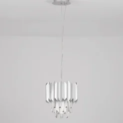 Nova Luce 9824070 MAGNOLIA Pendelleuchte 1-flammig Chrom E14