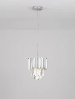 Nova Luce 9824070 MAGNOLIA Pendelleuchte 1-flammig Chrom E14