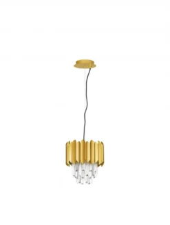 Nova Luce 9824071 MAGNOLIA Pendelleuchte 1-flammig Gold E14