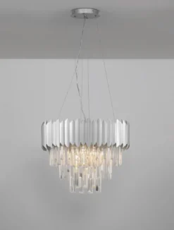Nova Luce 9824074 MAGNOLIA Pendelleuchte 6-flammig Chrom E14