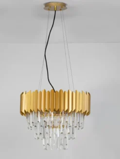 Nova Luce 9824075 MAGNOLIA Pendelleuchte 6-flammig Gold E14
