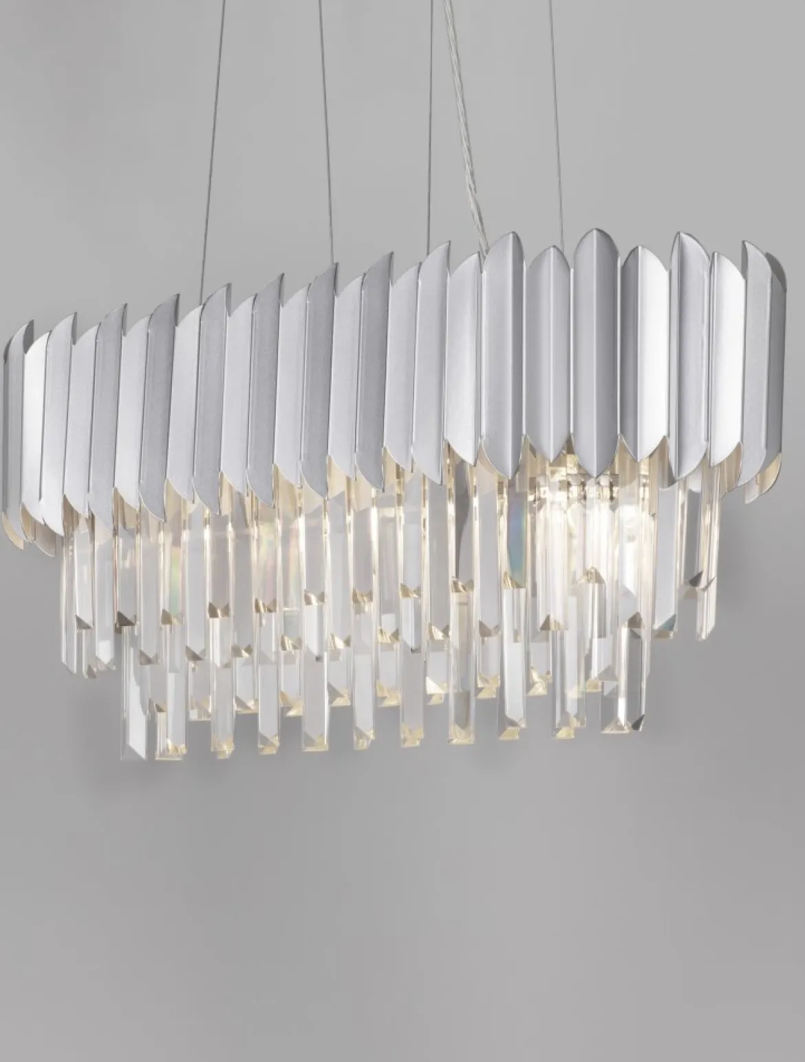 Nova Luce 9824076 MAGNOLIA Pendelleuchte 5-flammig Chrom E14