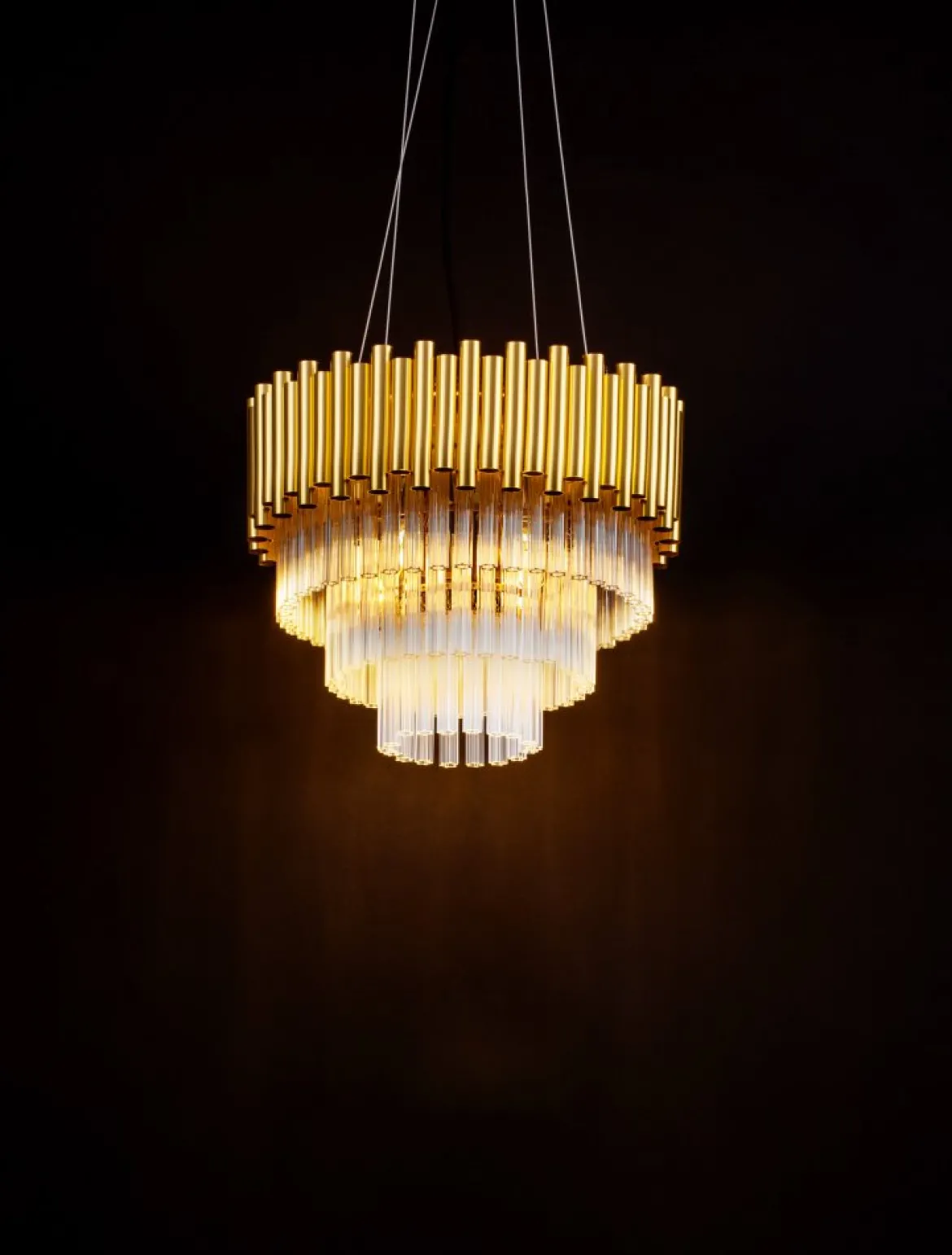 Nova Luce 9824080 MAGNOLIA Pendelleuchte 5-flammig Gold E14