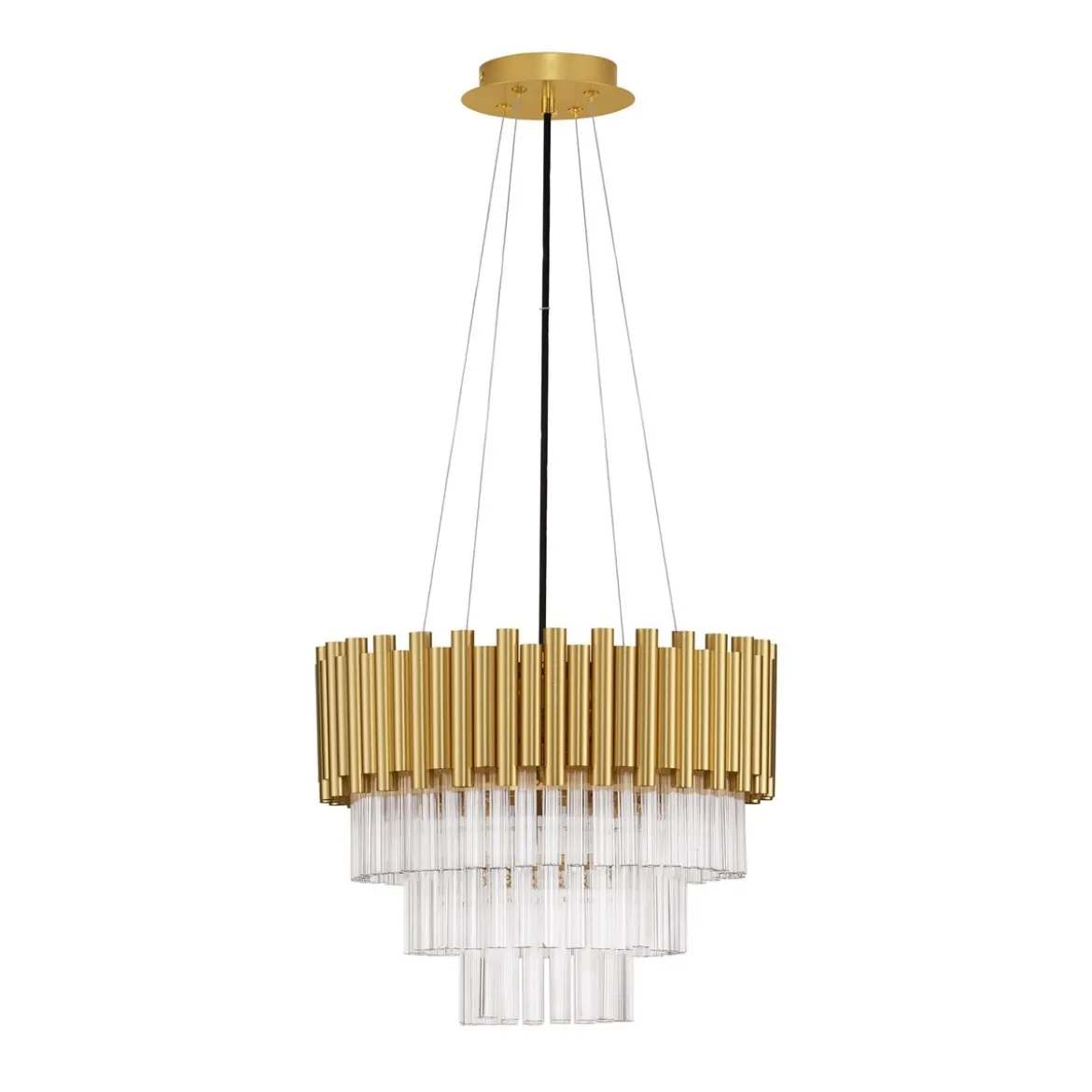 Nova Luce 9824080 MAGNOLIA Pendelleuchte 5-flammig Gold E14
