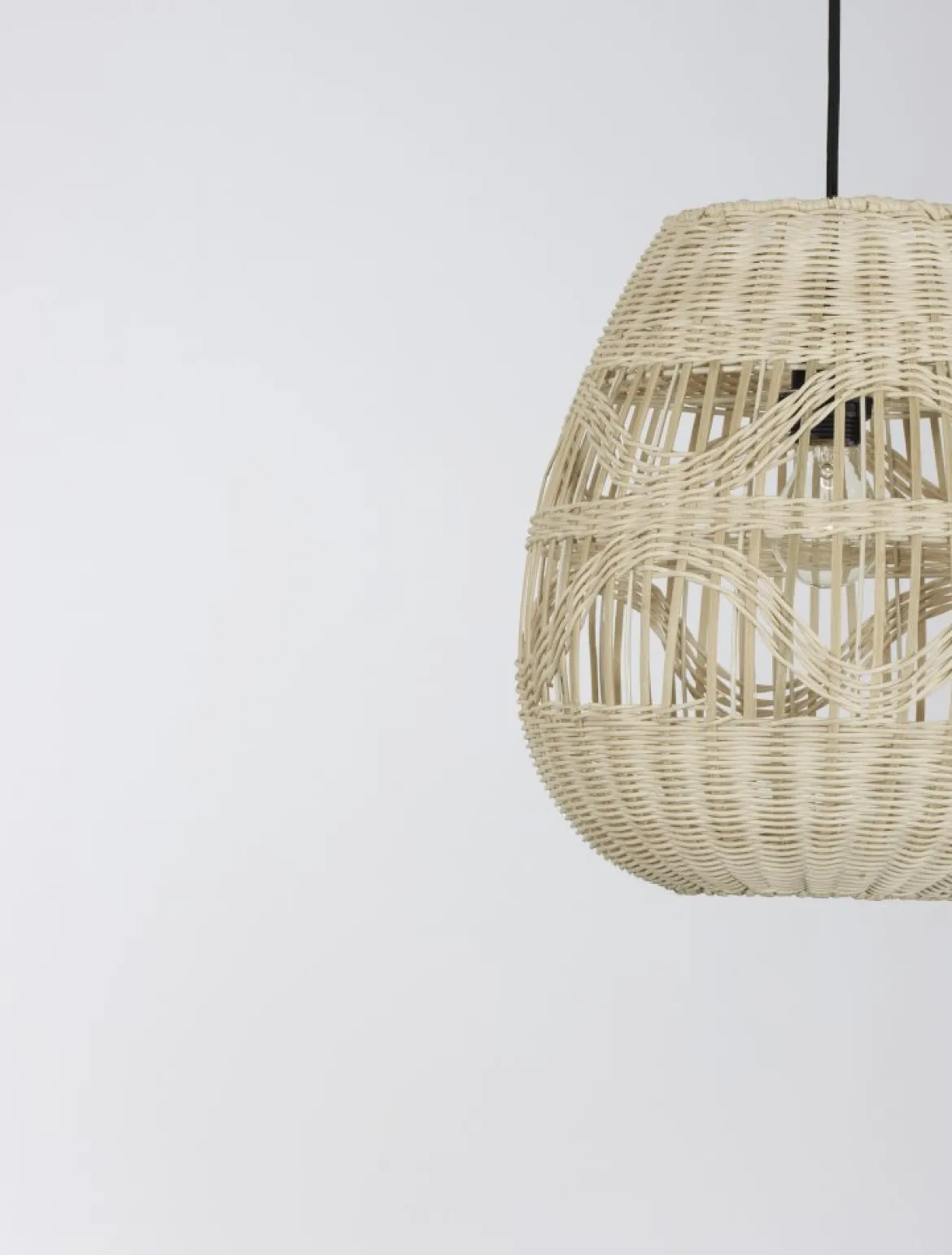 Nova Luce 9586501 MARLO Pendelleuchte 30cm Natur E27
