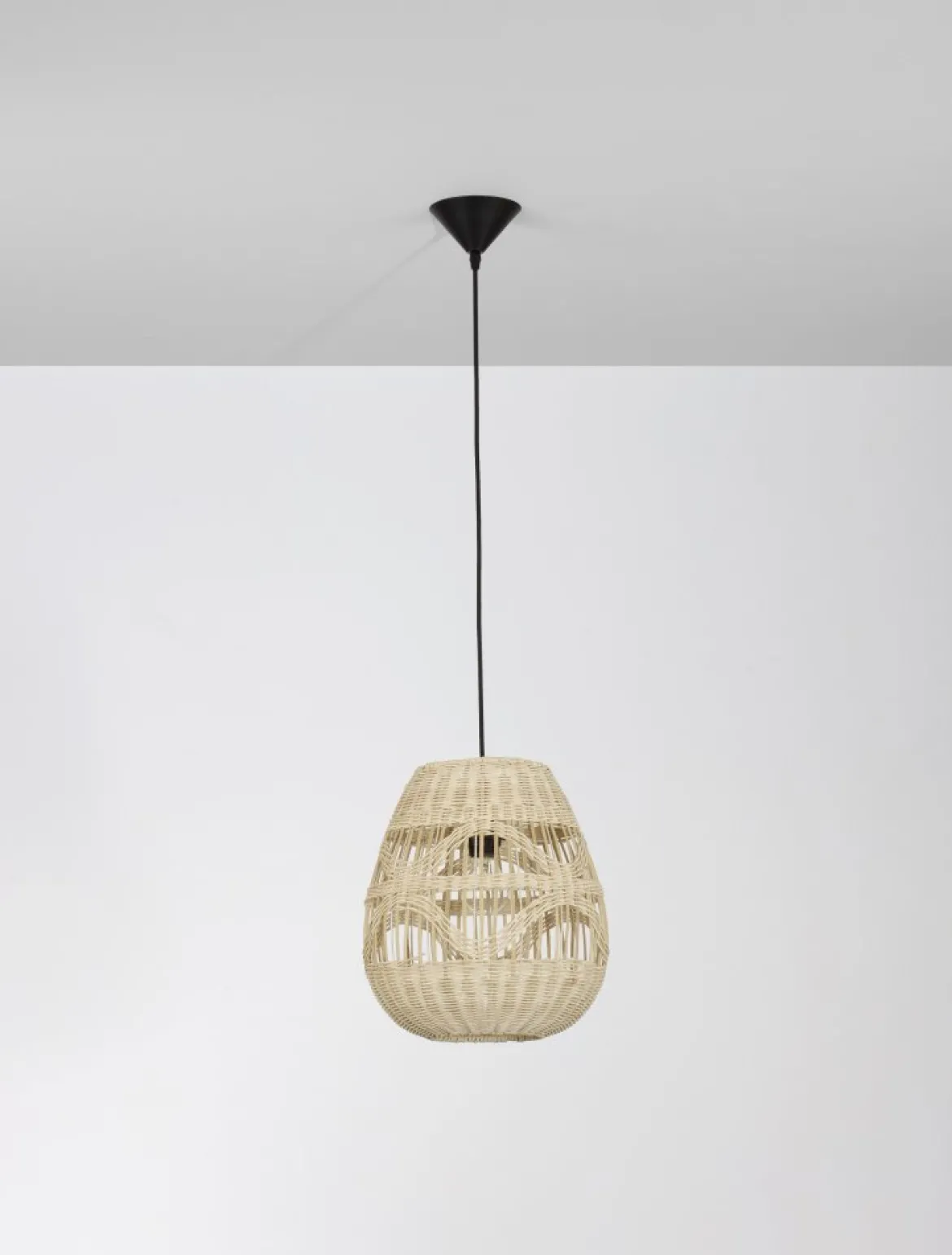 Nova Luce 9586501 MARLO Pendelleuchte 30cm Natur E27