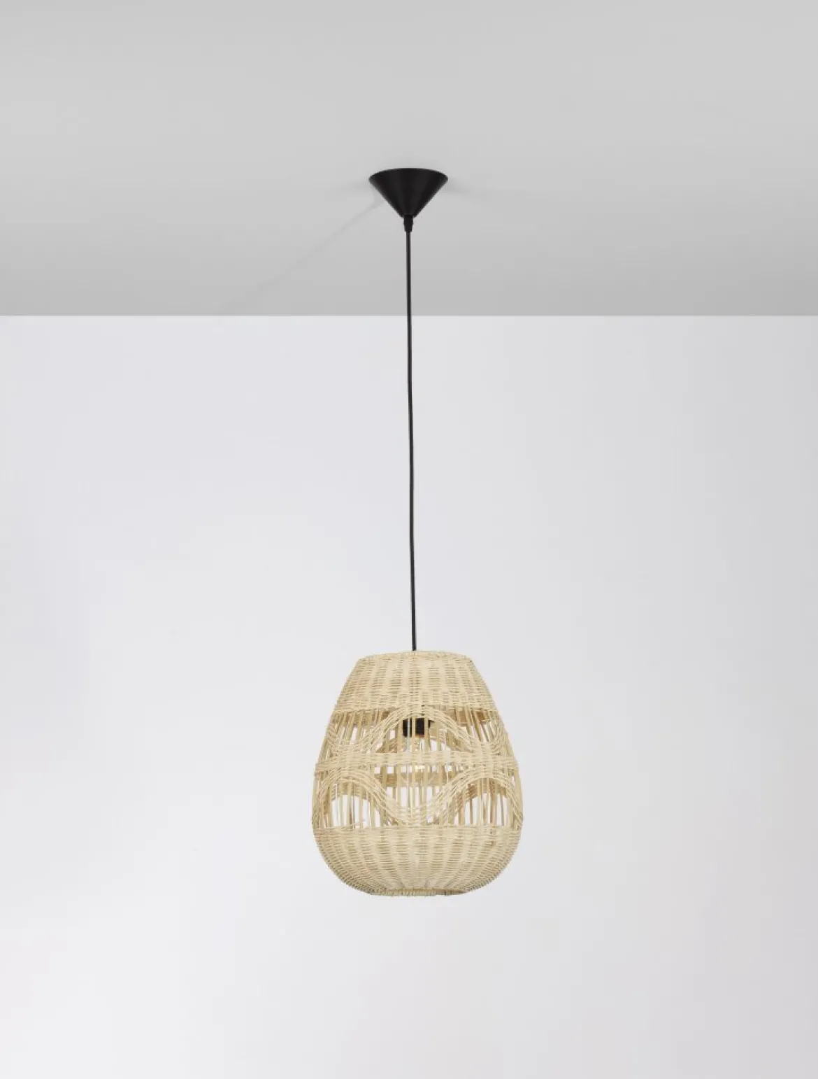 Nova Luce 9586501 MARLO Pendelleuchte 30cm Natur E27