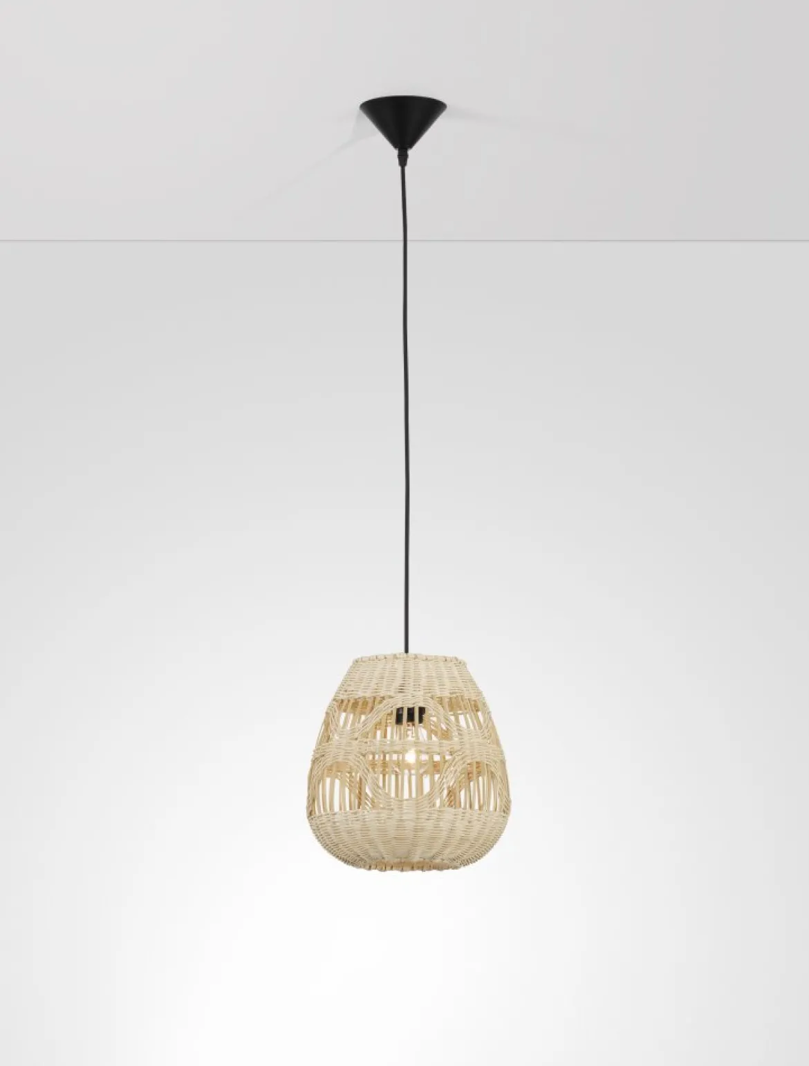 Nova Luce 9586500 MARLO Pendelleuchte 27cm Natur E27