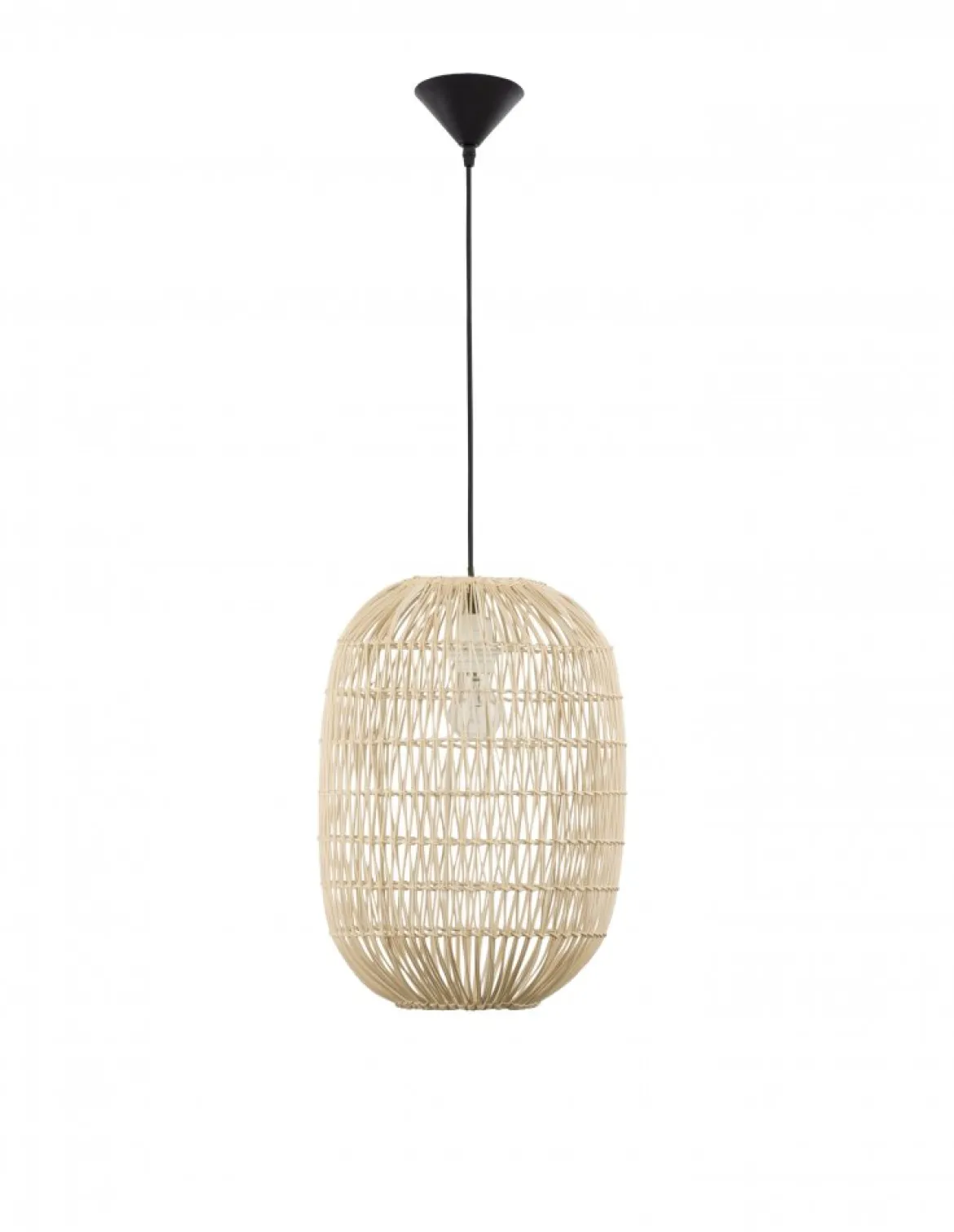 Nova Luce 9586766 MELODY Pendelleuchte 42x30cm Natur E27