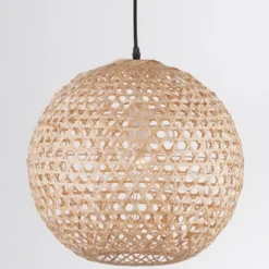 Nova Luce 9581501 MELODY Pendelleuchte 37x40cm Natur E27
