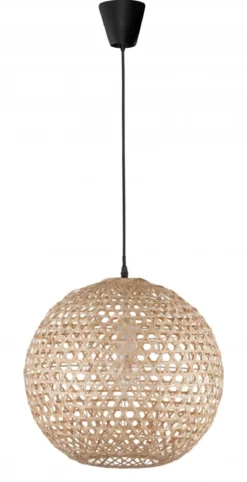 Nova Luce 9581501 MELODY Pendelleuchte 37x40cm Natur E27
