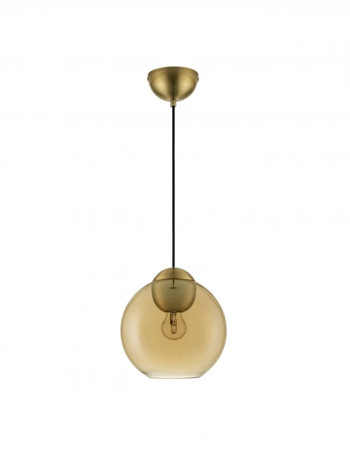 Nova Luce 9009239 MIDORI Pendelleuchte 1-flammig Gold Amber E27