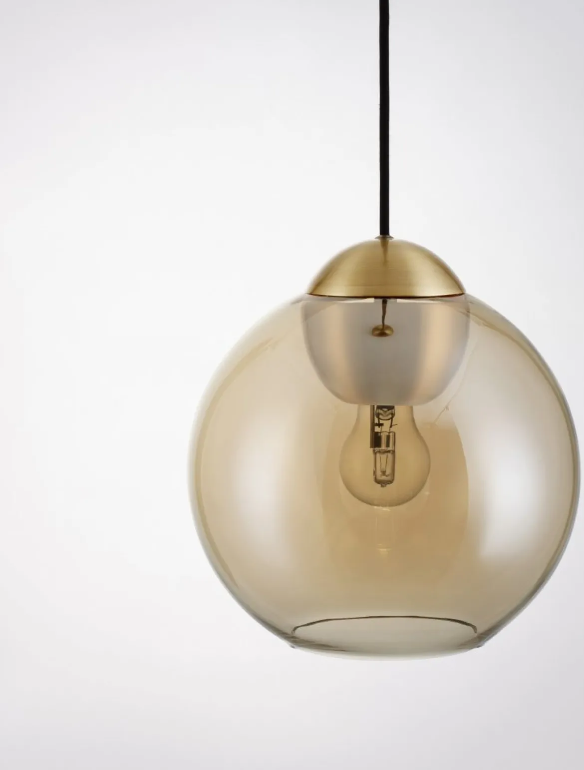 Nova Luce 9009239 MIDORI Pendelleuchte 1-flammig Gold Amber E27