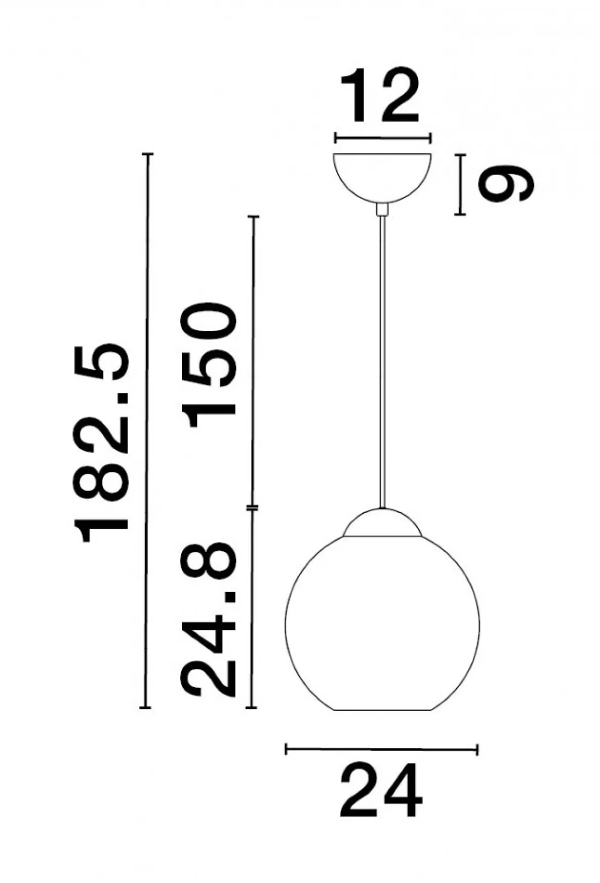 Nova Luce 9009239 MIDORI Pendelleuchte 1-flammig Gold Amber E27