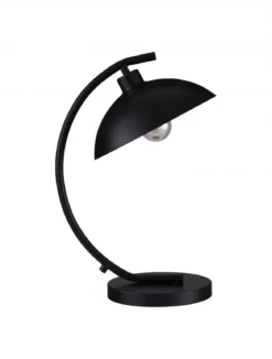 Nova Luce 9035981 MIRBA Tischleuchte Schwarz Gold E27