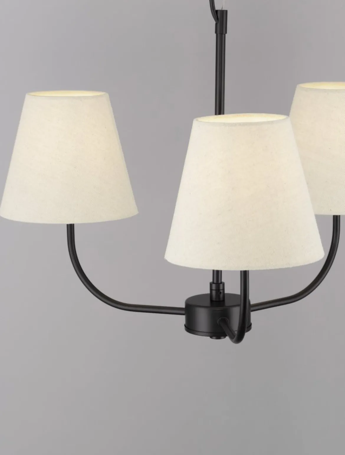Nova Luce 9036044 MOIST Pendelleuchte 3-flammig Schwarz Beige E27
