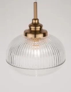 Nova Luce 9738211 MOND Pendelleuchte 1-flammig Gold Transparent E14