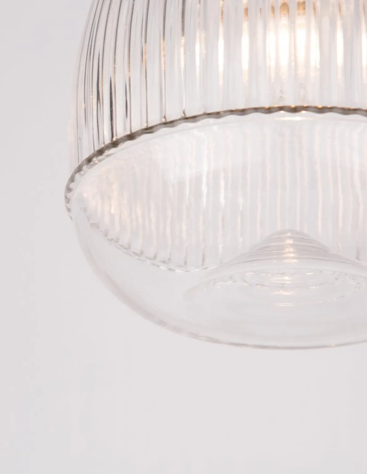 Nova Luce 9738210 MOND Pendelleuchte 1-flammig Gold Transparent E14