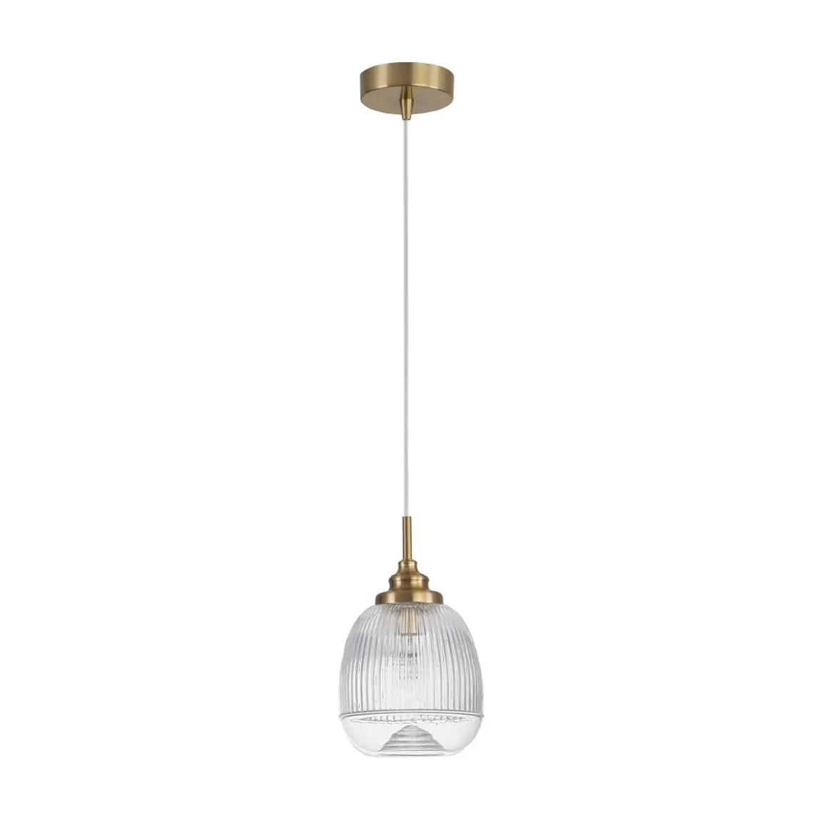 Nova Luce 9738210 MOND Pendelleuchte 1-flammig Gold Transparent E14