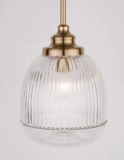 Nova Luce 9738210 MOND Pendelleuchte 1-flammig Gold Transparent E14