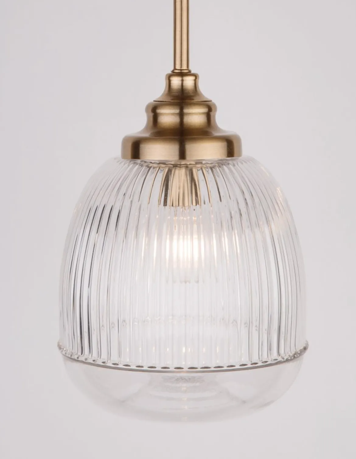Nova Luce 9738210 MOND Pendelleuchte 1-flammig Gold Transparent E14