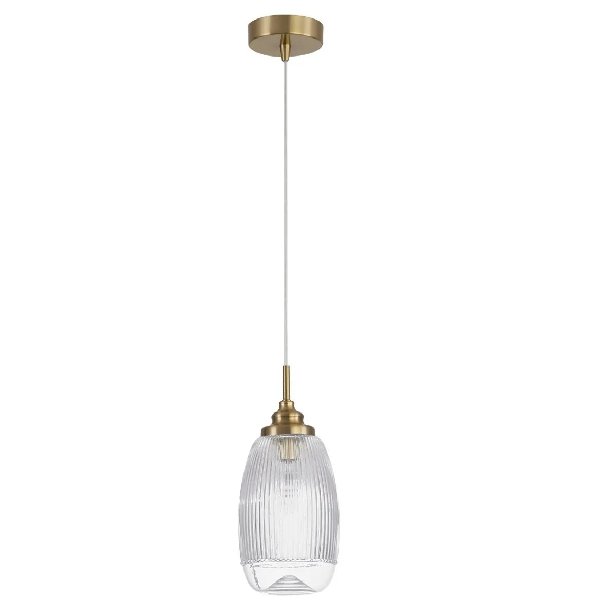 Nova Luce 9738212 MOND Pendelleuchte 1-flammig Gold Transparent E14