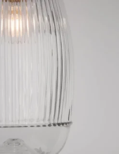 Nova Luce 9738212 MOND Pendelleuchte 1-flammig Gold Transparent E14