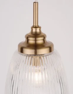 Nova Luce 9738212 MOND Pendelleuchte 1-flammig Gold Transparent E14