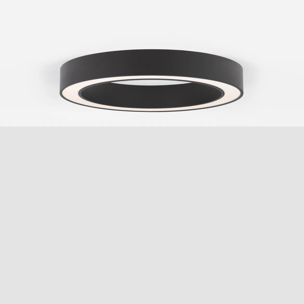 Nova Luce 9345633 MORBIDO LED Deckenleuchte 60cm 2700-4000K Schwarz