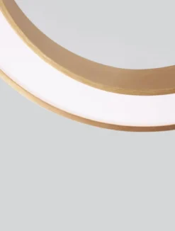 Nova Luce 9345634 MORBIDO LED Deckenleuchte 60cm 2700-4000K Messing Gold