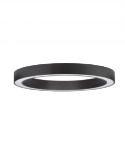 Nova Luce 9345636 MORBIDO LED Deckenleuchte 80cm 2700-4000K Schwarz dimmbar