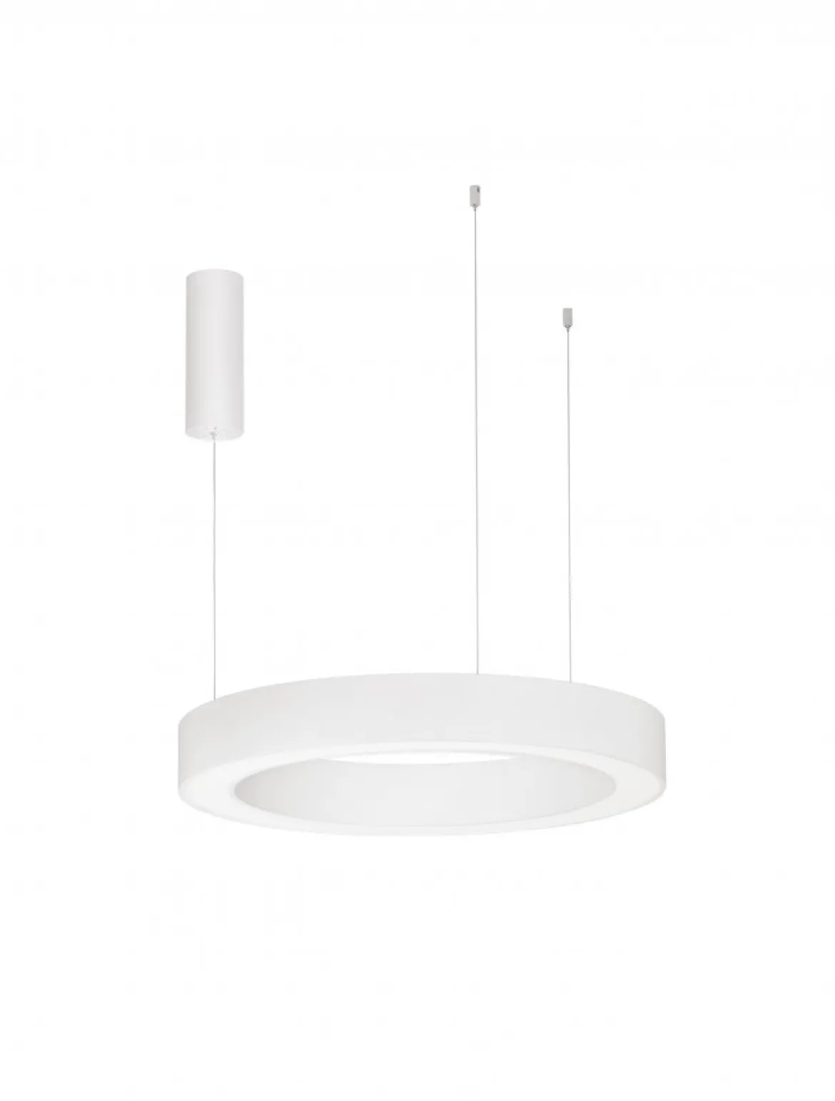 Nova Luce 9345638 MORBIDO LED Pendelleuchte 60cm 2700-4000K Weiss dimmbar