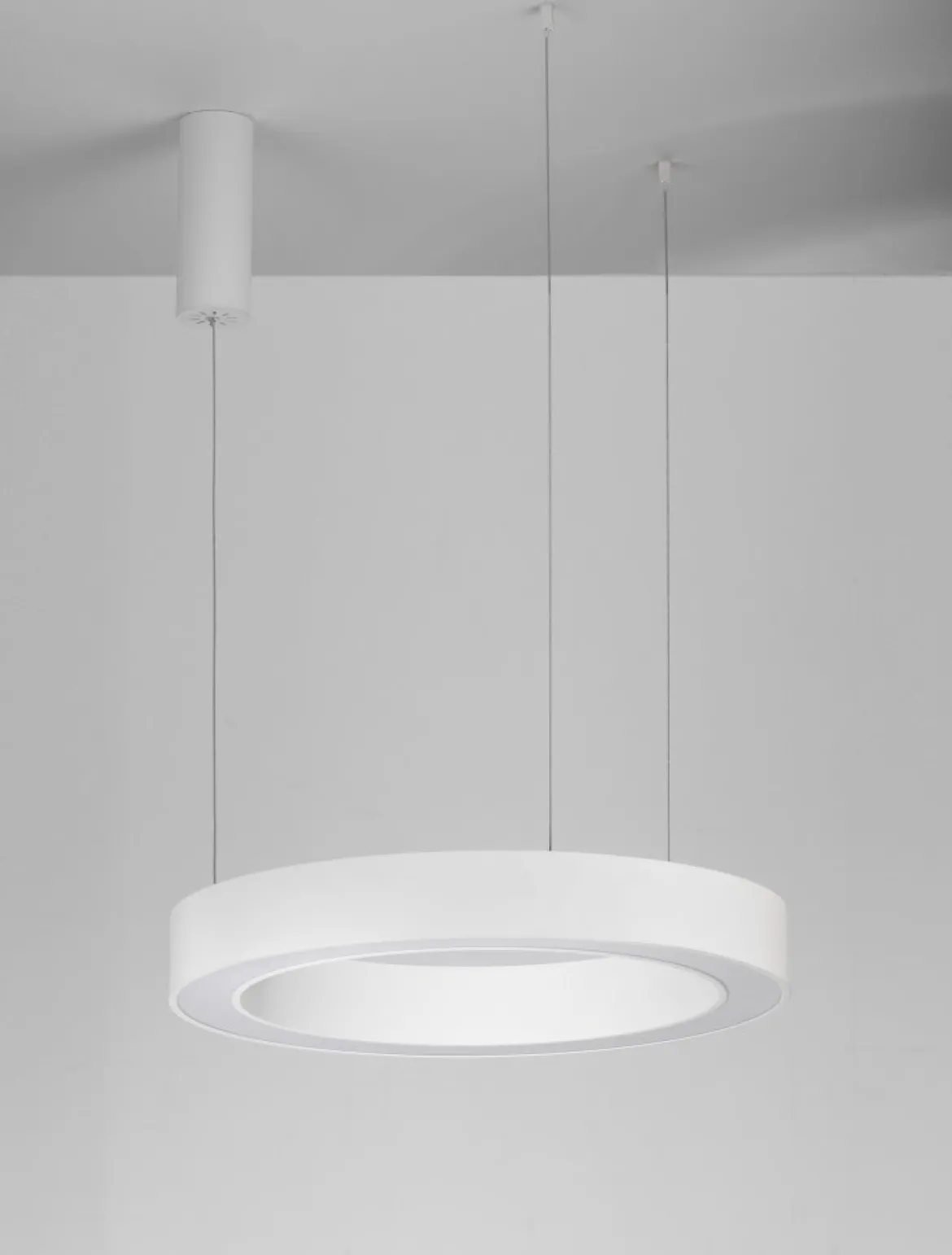 Nova Luce 9345638 MORBIDO LED Pendelleuchte 60cm 2700-4000K Weiss dimmbar