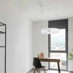 Nova Luce 9345638 MORBIDO LED Pendelleuchte 60cm 2700-4000K Weiss dimmbar