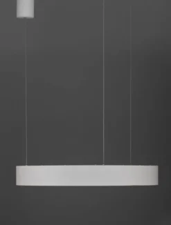 Nova Luce 9345638 MORBIDO LED Pendelleuchte 60cm 2700-4000K Weiss dimmbar