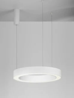 Nova Luce 9345638 MORBIDO LED Pendelleuchte 60cm 2700-4000K Weiss dimmbar