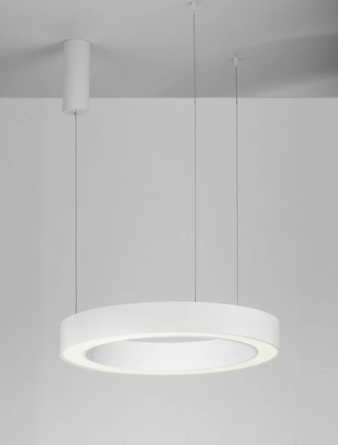 Nova Luce 9345638 MORBIDO LED Pendelleuchte 60cm 2700-4000K Weiss dimmbar