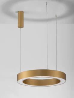 Nova Luce 9345640 MORBIDO LED Pendelleuchte 60cm 2700-4000K Messing Gold dimmbar