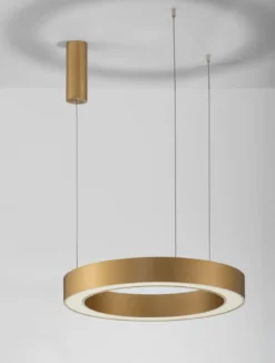 Nova Luce 9345640 MORBIDO LED Pendelleuchte 60cm 2700-4000K Messing Gold dimmbar