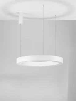 Nova Luce 9345641 MORBIDO LED Pendelleuchte 80cm 2700-4000K Weiss dimmbar