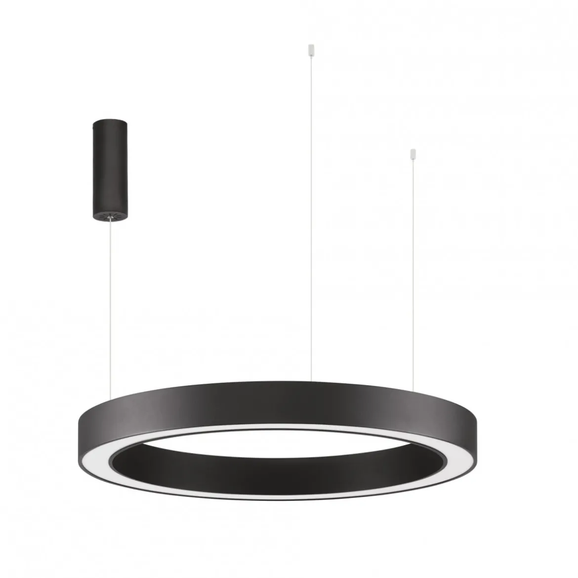 Nova Luce 9345642 MORBIDO LED Pendelleuchte 80cm 2700-4000K Schwarz dimmbar