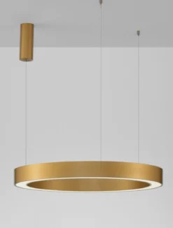 Nova Luce 9345643 MORBIDO LED Pendelleuchte 80cm 2700-4000K Messing Gold dimmbar