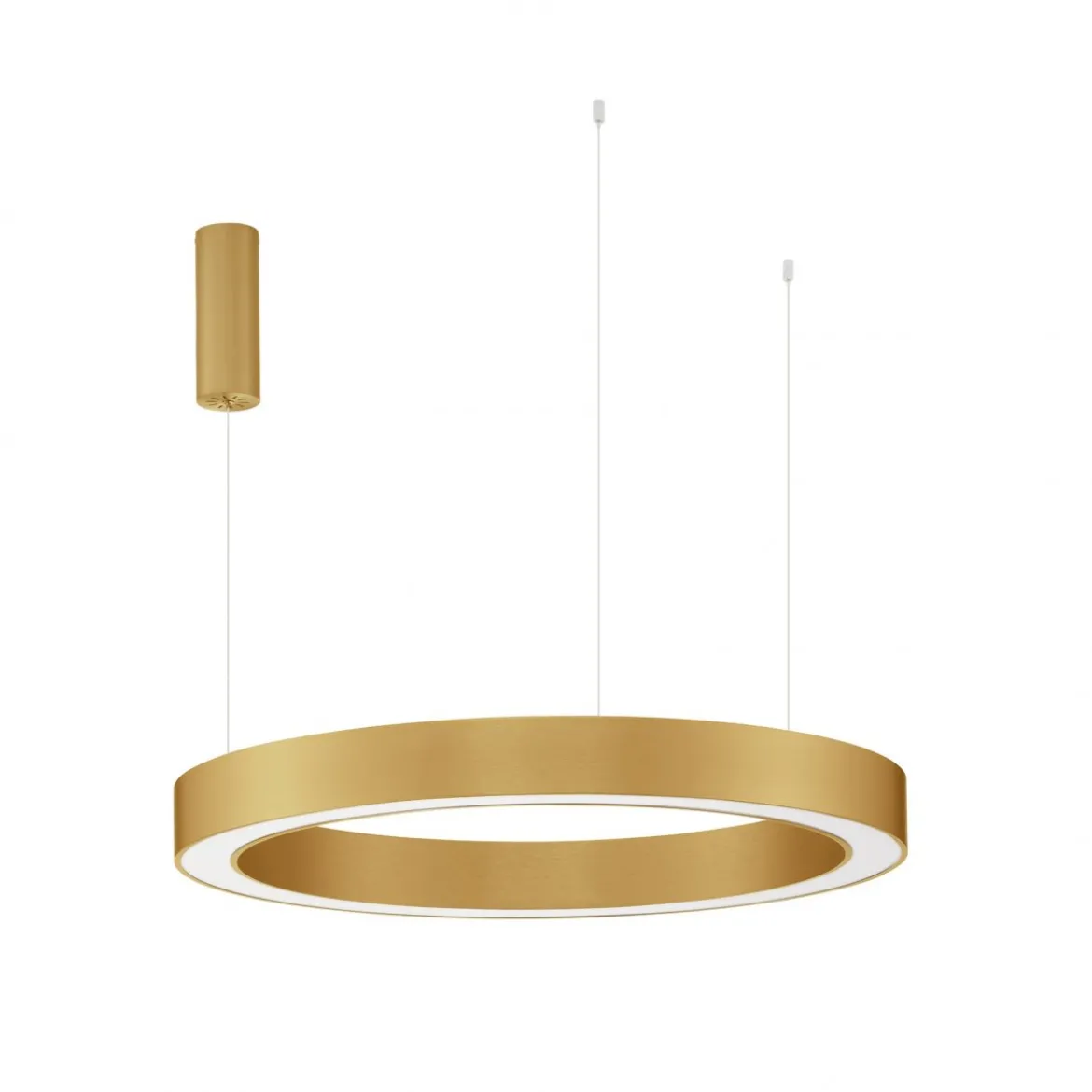 Nova Luce 9345643 MORBIDO LED Pendelleuchte 80cm 2700-4000K Messing Gold dimmbar