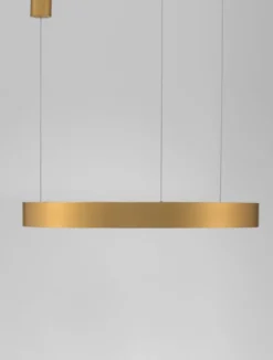 Nova Luce 9345643 MORBIDO LED Pendelleuchte 80cm 2700-4000K Messing Gold dimmbar