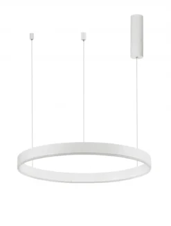 Nova Luce 9530209 MOTIF LED Pendelleuchte 60cm CCT 2700-6000K Weiss dimmbar
