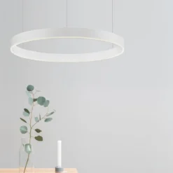 Nova Luce 9530209 MOTIF LED Pendelleuchte 60cm CCT 2700-6000K Weiss dimmbar