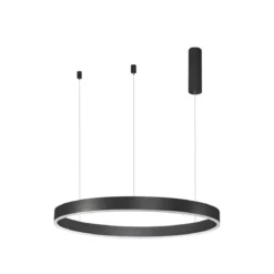 Nova Luce 9190848 MOTIF LED Pendelleuchte 80cm 3000K Schwarz dimmbar