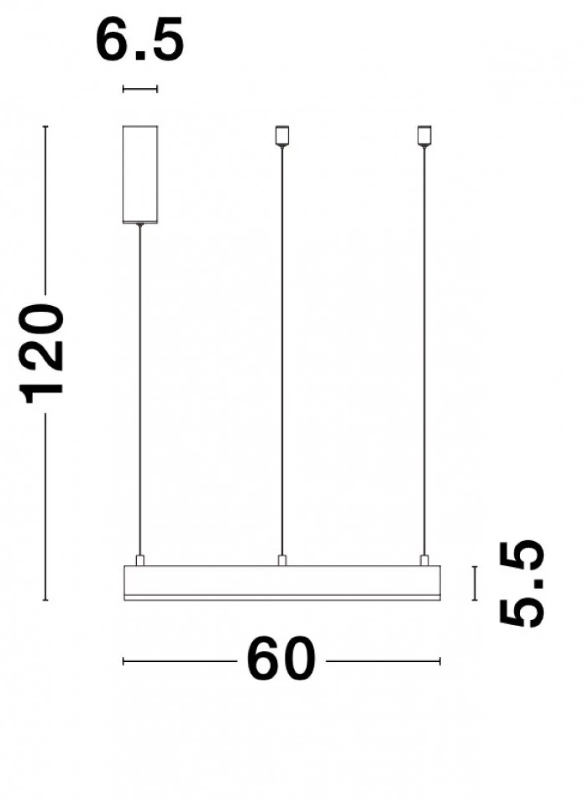 Nova Luce 9190640 MOTIF LED Pendelleuchte 60cm 3000K Messing Gold dimmbar